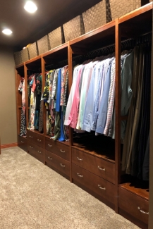 Solid Wood Closet Cherry