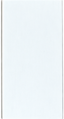 Painted White finish sample on solid wood